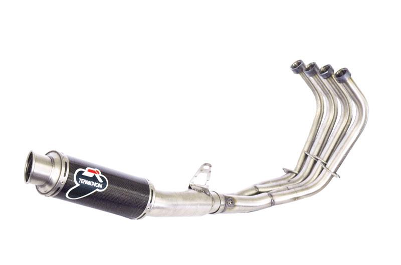 COMPLETE EXHAUST SYSTEM TERMIGNONI APPROVED CARBON YAMAHA XJ6 DIVERSION 2009-16