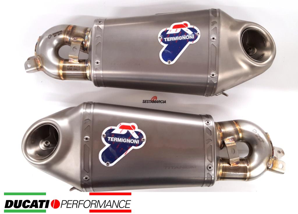 TERMINALE DI SCARICO RACING TITANIO TERMIGNONI DUCATI PANIGALE 1199 S 2012 - 14