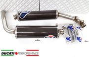 TERMINALE SCARICO 45Ø RACING CARBONIO TERMIGNONI 96103402B DUCATI 998 2002 03