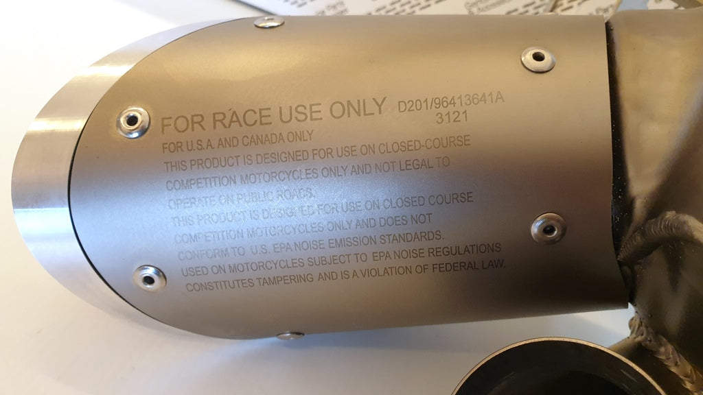 TERMINALE SCARICO TITANIO RACING TERMIGNONI 96481581A DUCATI DIAVEL 1260 <2019