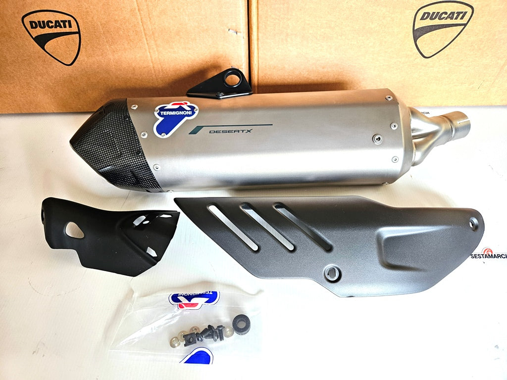 SILENZIATORE TERMIGNONI TITANIO OMOLOGATO 96482041AA DUCATI DESERTX