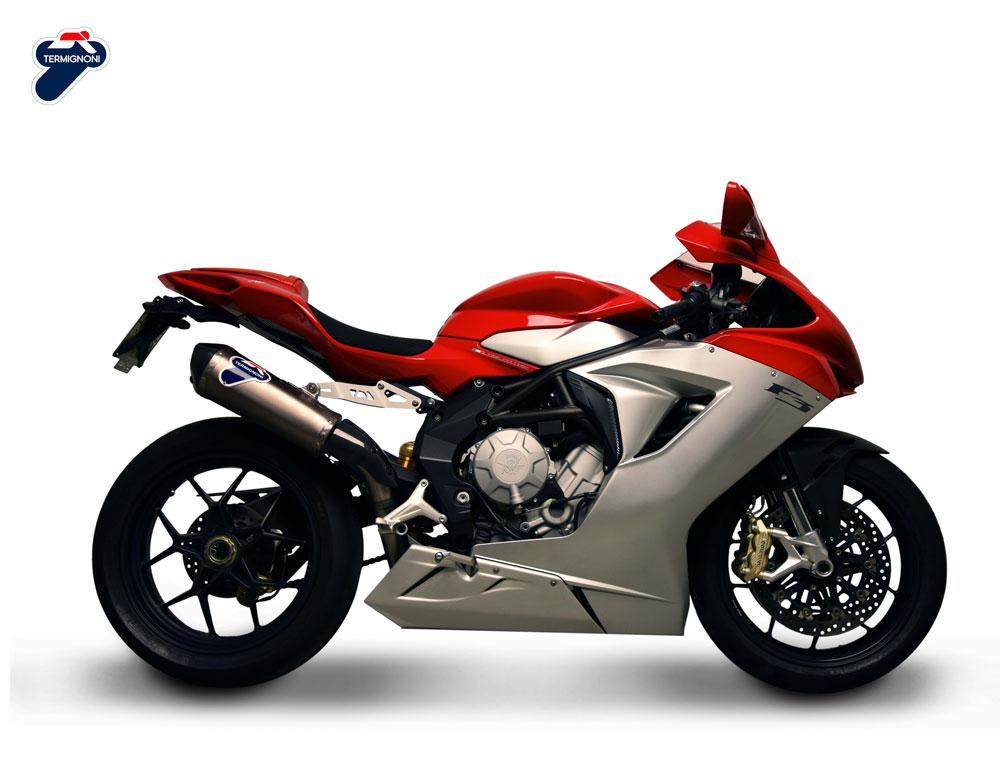 SILENCER EXHAUST TERMIGNONI RELEVANCE FULL TITANIUM MV AGUSTA F3 675 2012 - 20