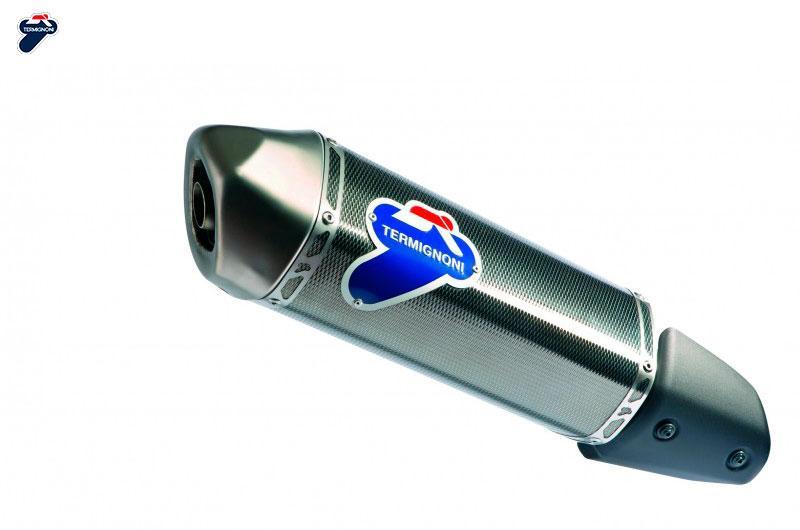 SILENCER EXHAUST TERMIGNONI RELEVANCE POPPY RACING APRILIA SR MAX 125 2012 - 14