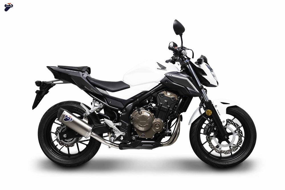 SILENCER EXHAUST TERMIGNONI APPROVED TITANIUM HONDA CB 500 F / R / X 2017 - 21