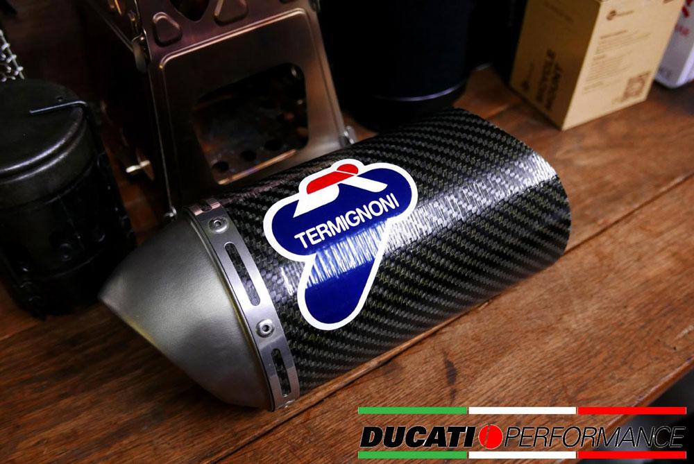 TERMINALE SCARICO BASSO CARBONIO RACING TERMIGNONI DUCATI MONSTER S4RS 2006 - 08