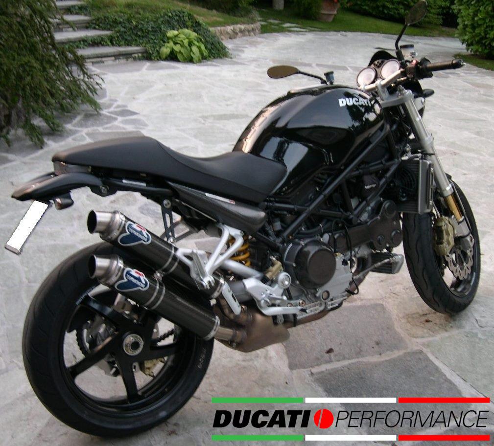 SILENCER EXHAUST 45° APPROVED TERMIGNONI 96025704B DUCATI MONSTER S4RS 2006 08