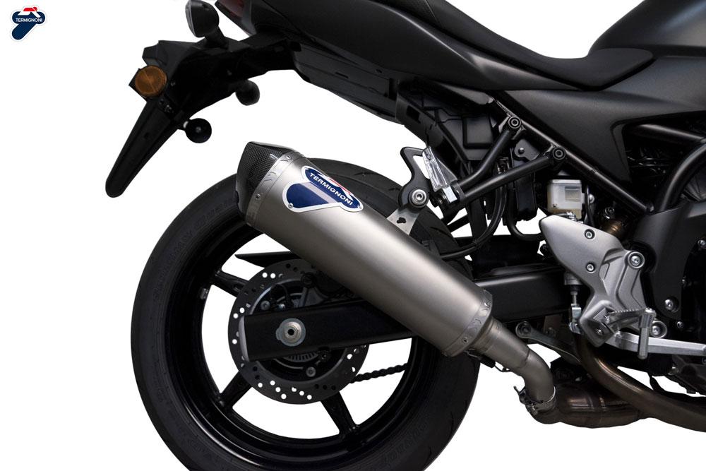 TERMINALE SCARICO TERMIGNONI OMOLOGATO RELEVANCE CARBONIO SUZUKI SV 650 2016 19