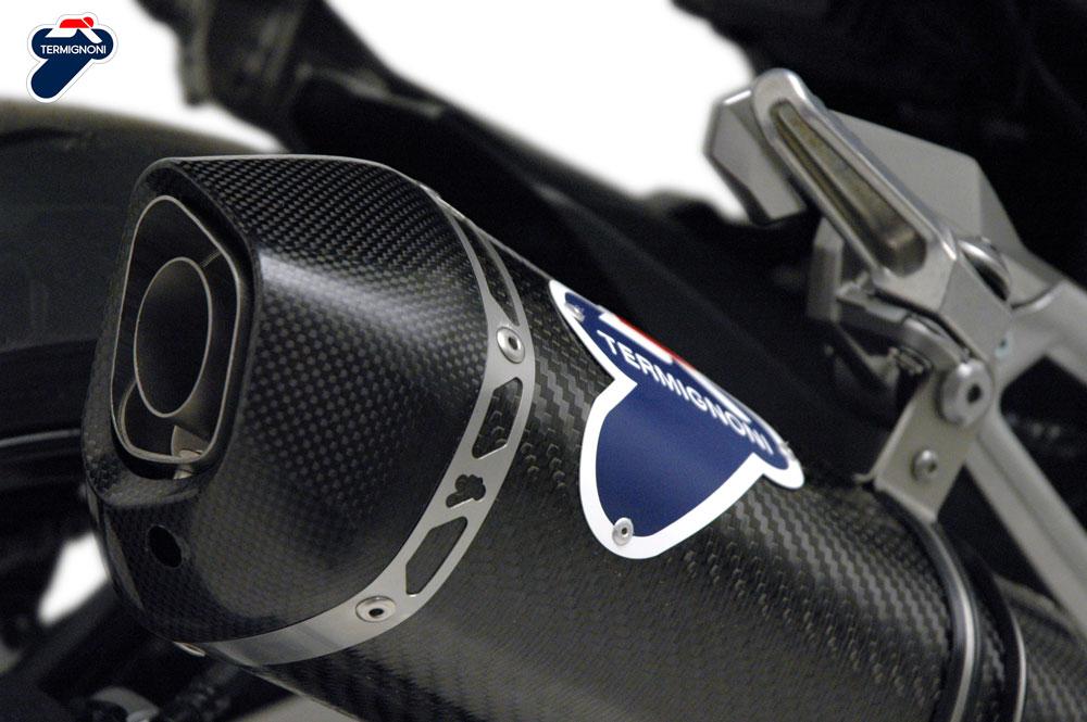 SILENCER EXHAUST TERMIGNONI APPROVED CARBON KAWASAKI Z800 E 2013 - 17