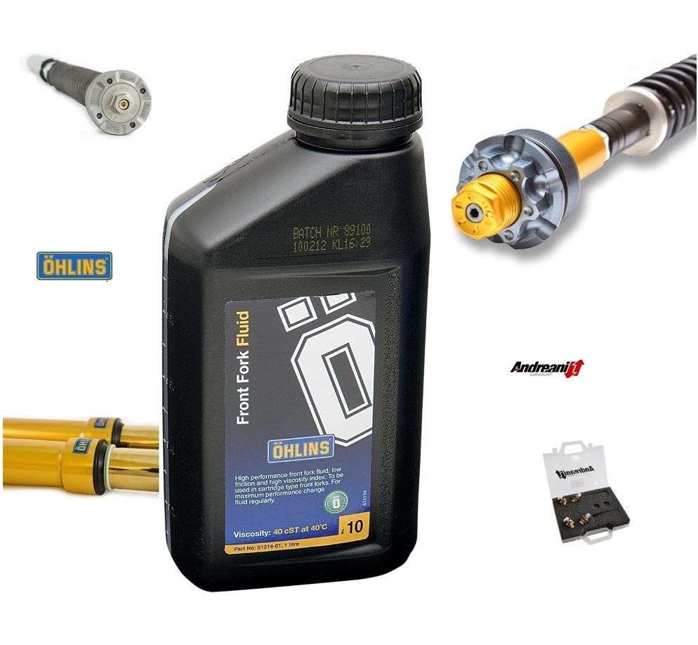 1 LITRO OLIO OHLINS No. 10 FORCELLA 40 CST 40° 01314-01