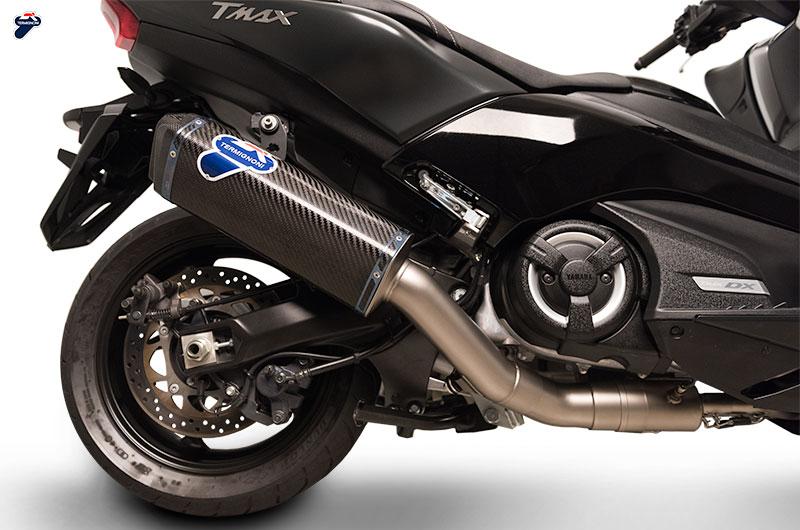 COMPLETE EXHAUST SYSTEM TERMIGNONI RACING SCREAM CARBON YAMAHA T-MAX 530 2017-19