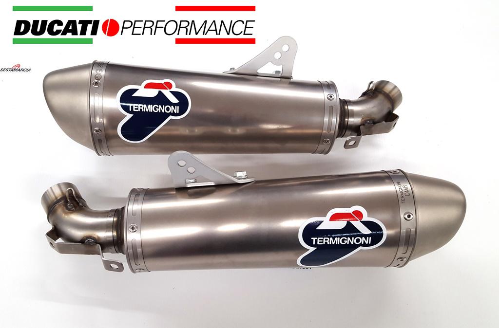 SILENCER EXHAUST APPROVED TERMIGNONI 96028809B DUCATI MONSTER 1100 2009 - 10