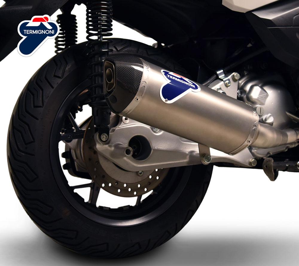 SILENCER EXHAUST TERMIGNONI RACING RELEVANCE STEEL YAMAHA XMAX 250 2009 - 20