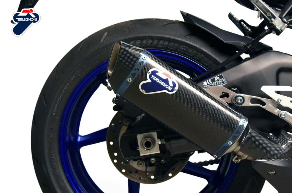 TERMINALE DI SCARICO TERMIGNONI OMOLOGATO FORCE CARBONIO YAMAHA YZF R1 2015 - 18