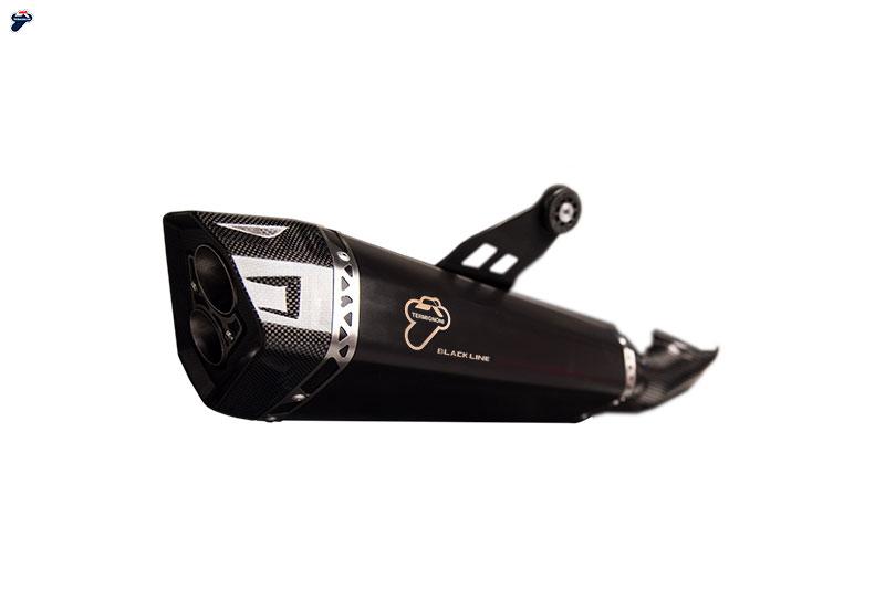 BLACK SILENCER EXHAUST APPROVED STEEL TERMIGNONI BMW R 1200 GS 2017 - 18