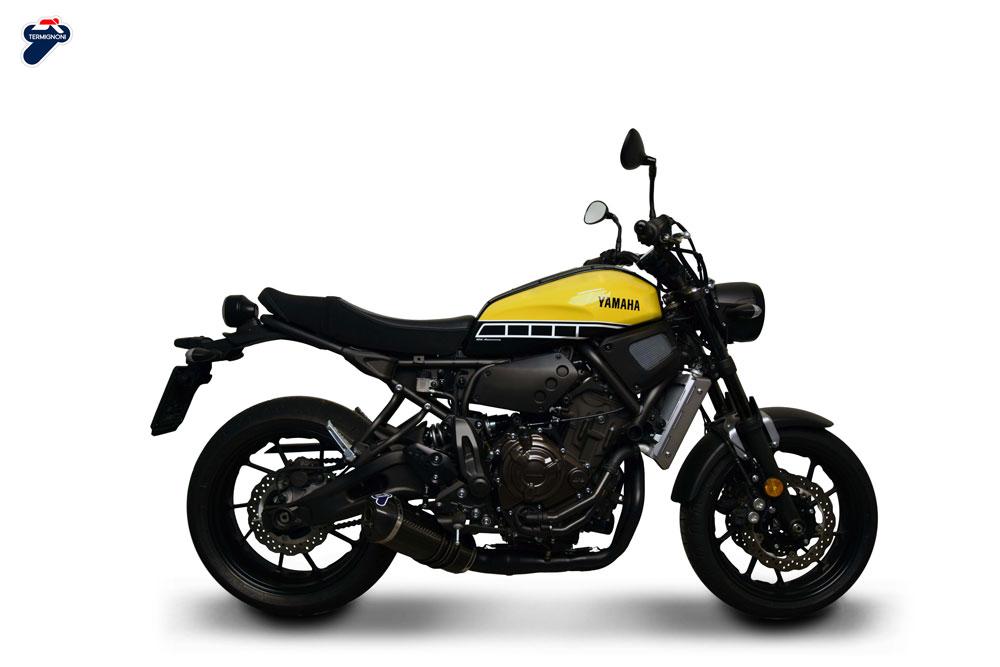 COMPLETE EXHAUST TERMIGNONI RACING BLACK CARBON YAMAHA MT07 TRACER 2014 - 20