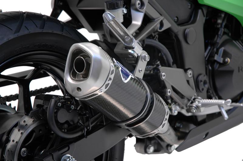 SILENCER EXHAUST TERMIGNONI RACING CARBON STEEL KAWASAKI NINJA 300R 2012 - 17