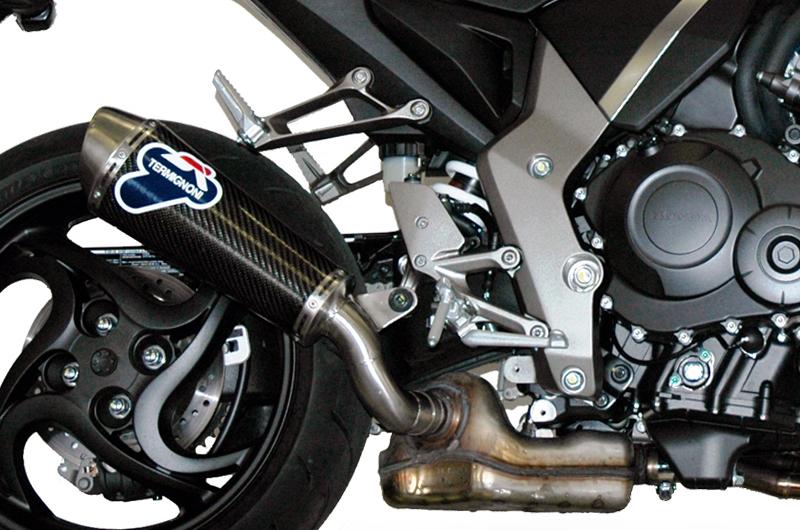 SILENCER EXHAUST TERMIGNONI APPROVED OVAL CARBON HONDA CB 1000 R 2008 - 17