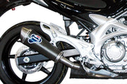 SILENCER EXHAUST TERMIGNONI APPROVED OVAL CARBON SUZUKI GLADIUS 2009 - 19