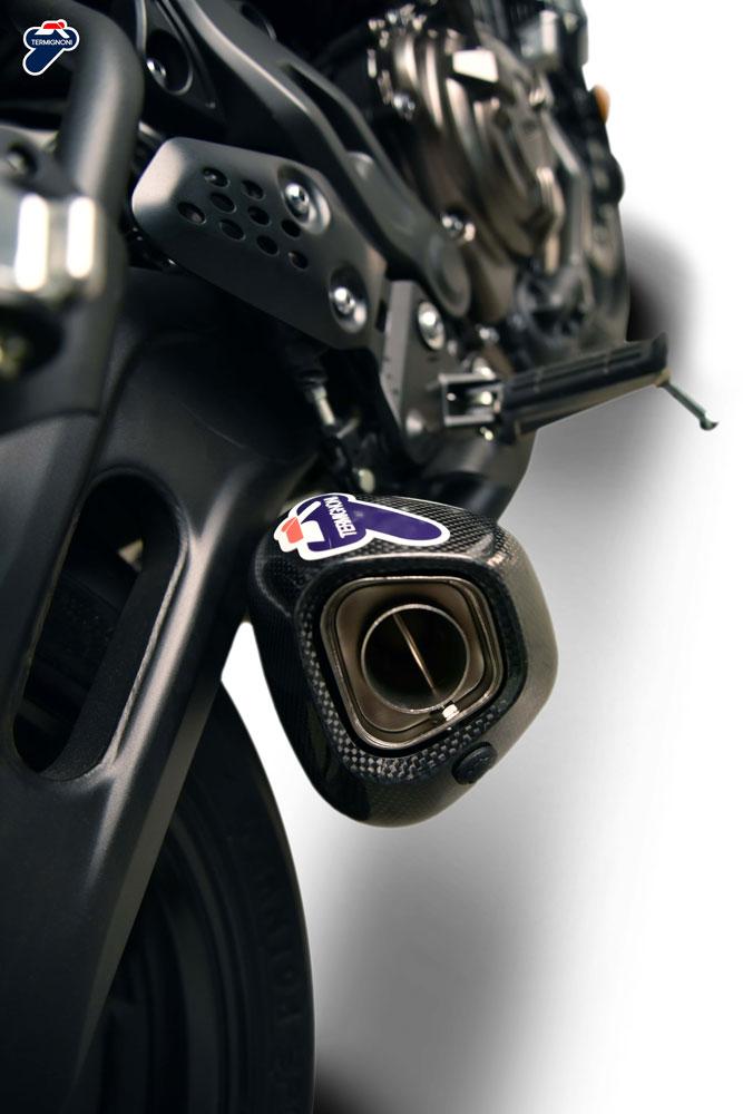 COMPLETE EXHAUST TERMIGNONI RACING BLACK CARBON YAMAHA MT07 TRACER 2014 - 20