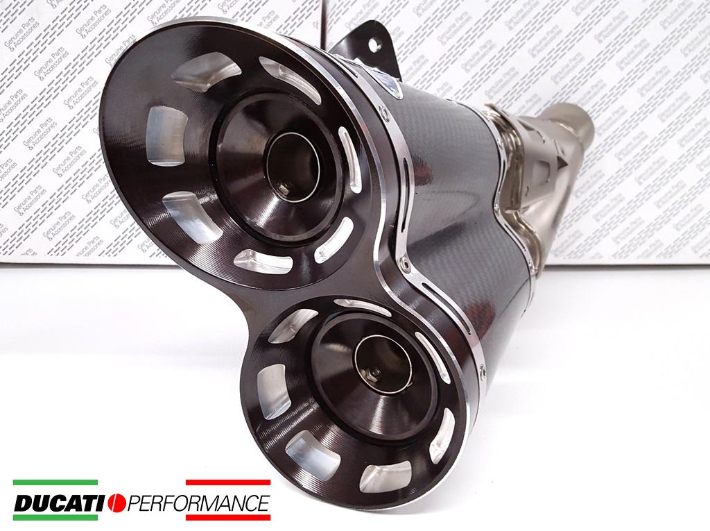 TERMINALE SCARICO CARBONIO EURO 4 TERMIGNONI 96480351A DUCATI DIAVEL 1200 11  17