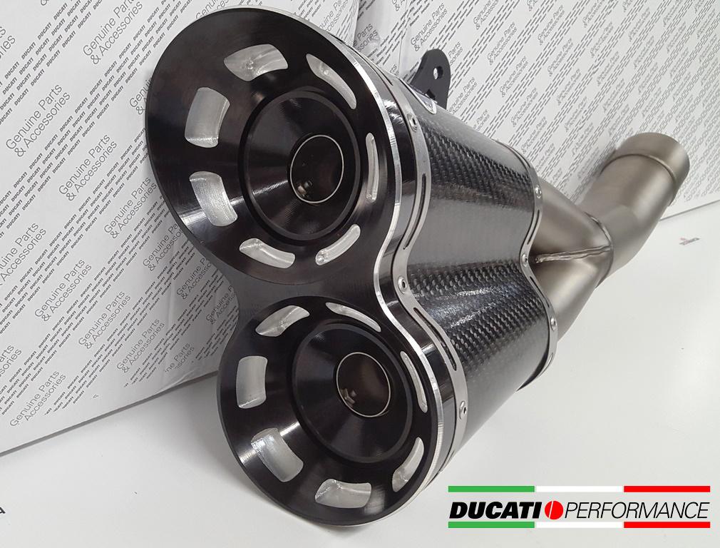 COMPLETE EXHAUST CARBON RACING TERMIGNONI 96480341B DUCATI DIAVEL 1200 2011 18