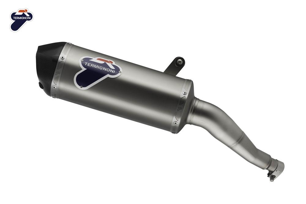 SILENCER EXHAUST TERMIGNONI RACING RELEVANCE STEEL YAMAHA XMAX 250 2009 - 20