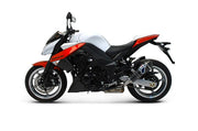 DOUBLE SILENCER EXHAUST TERMIGNONI APPROVED CARBON KAWASAKI Z1000 2010 - 14