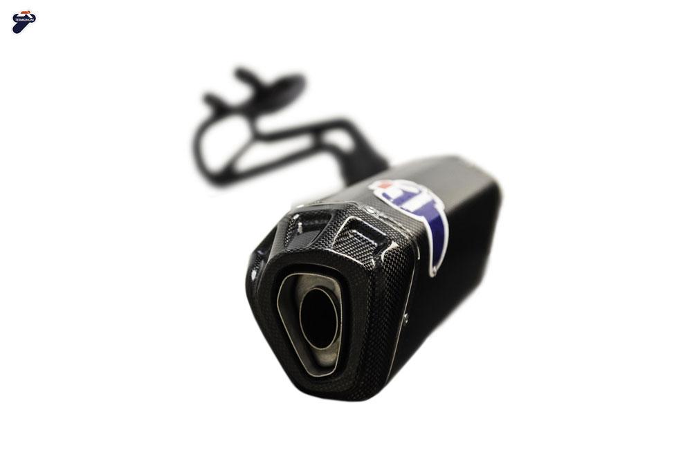 COMPLETE EXHAUST SYSTEM TERMIGNONI RACING CARBON BLACK YAMAHA T-MAX 530 2017-19