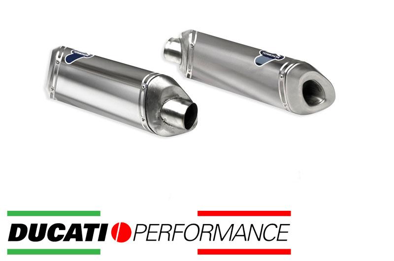 TERMINALE SCARICO OMOLOGATO TITANIO TERMIGNONI 96198709B DUCATI 1198 R - S 09-11