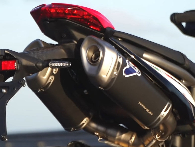 DOPPIO SCARICO TERMIGNONI TITANIO NERO 96481562A DUCATI HYPERMOTARD 950