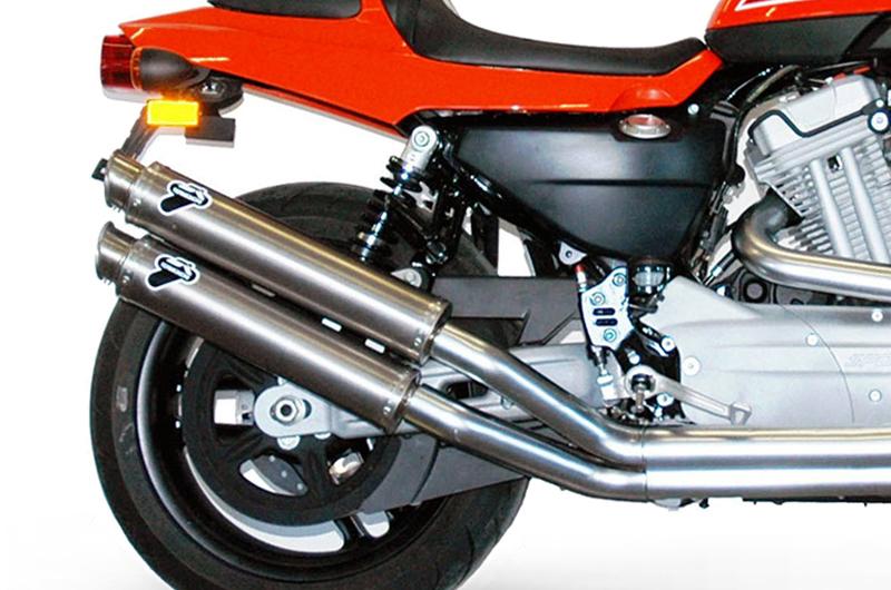 DOUBLE SILENCER EXHAUST TERMIGNONI APPROVED CARBON HARLEY DAVIDSON XR 1200 R