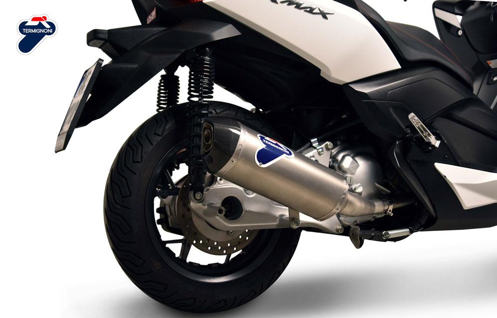 SILENCER EXHAUST TERMIGNONI RACING RELEVANCE STEEL YAMAHA XMAX 250 2009 - 20