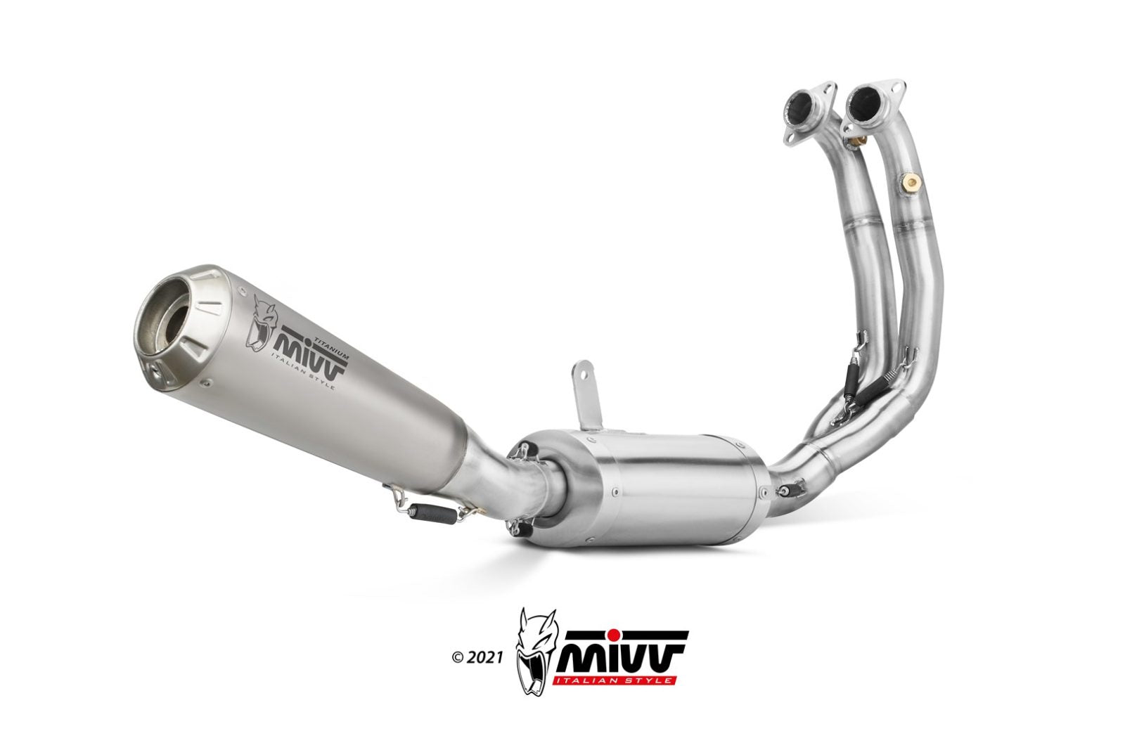 SCARICO COMPLETO ALTO IN TITANIO MIVV X-M1 APRILIA RS 660 2020 - 2024