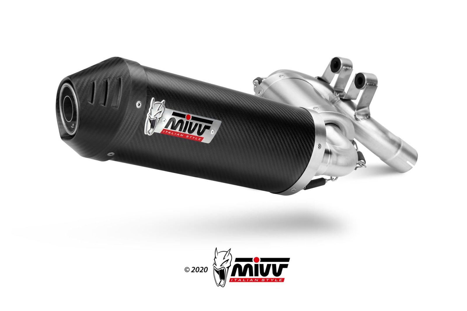 TERMINALE DI SCARICO IN CARBONIO MIVV OVAL BMW F 900 XR 2020 - 2024