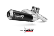TERMINALE DI SCARICO IN ACCIAIO INOX NERO MIVV X-M1 BMW F 900 XR 2020 - 2024