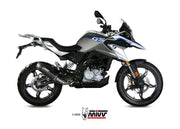 SCARICO COMPLETO IN ACCIAIO INOX NERO MIVV GPPRO BMW G 310 GS 2017 - 2024