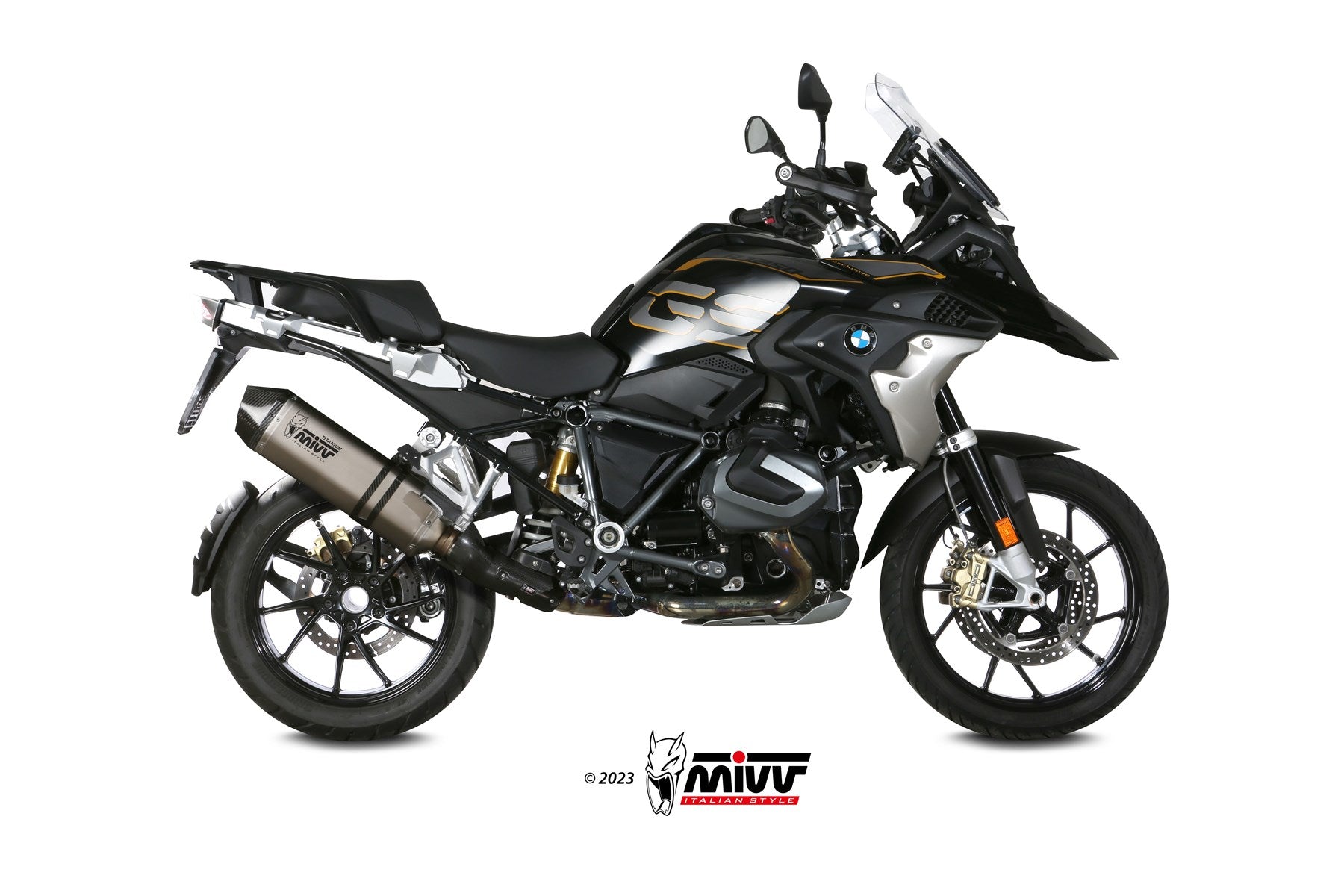 TERMINALE DI SCARICO IN TITANIO MIVV SPEED EDGE BMW R 1250 GS/ADVENTURE 2019-23