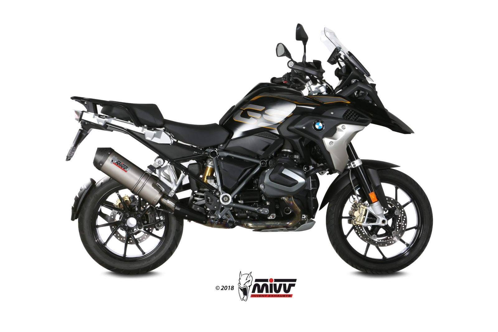 TERMINALE DI SCARICO IN TITANIO MIVV OVAL BMW R 1250 GS / ADVENTURE 2019 - 2023