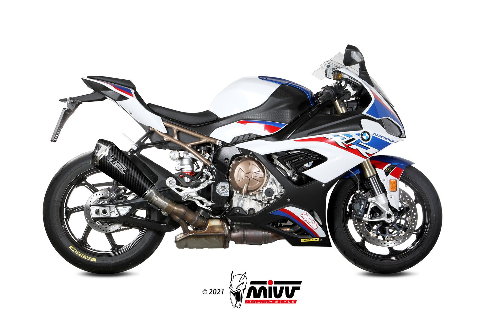 TERMINALE DI SCARICO IN CARBONIO MIVV DELTA RACE BMW S 1000 RR 2019 - 2024