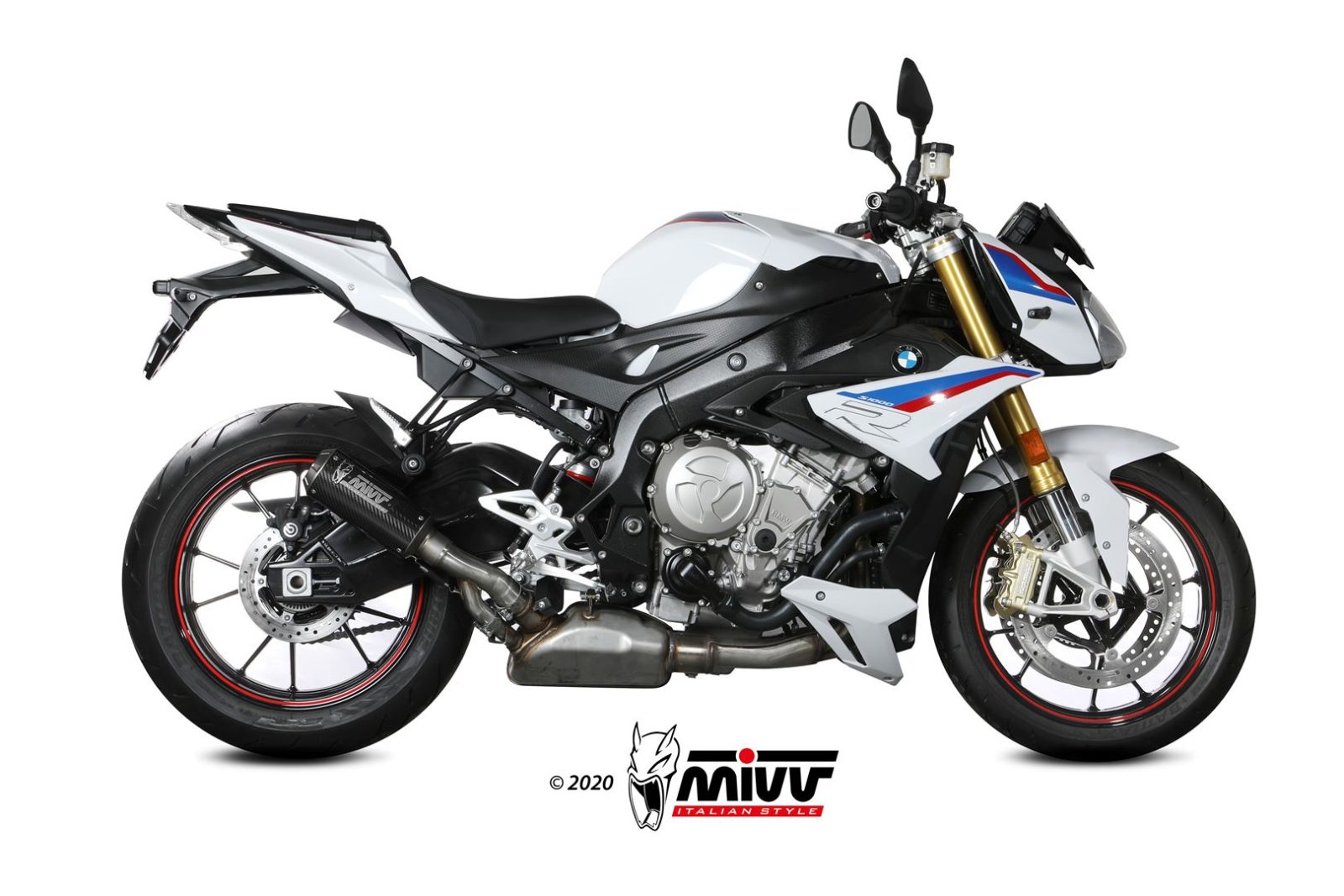 TERMINALE DI SCARICO IN CARBONIO MIVV MK3 BMW S 1000 R 2017 - 2020