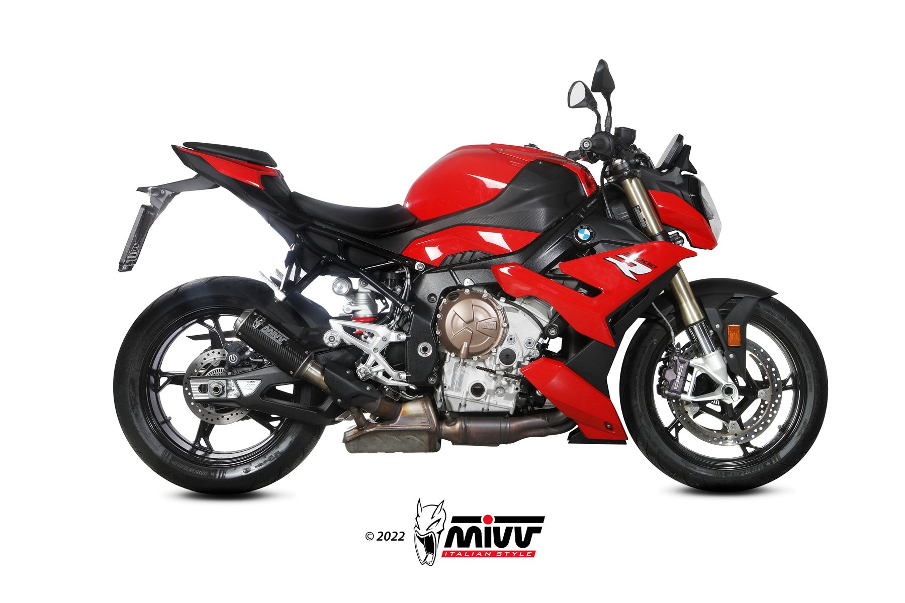 TERMINALE DI SCARICO IN CARBONIO MIVV MK3 BMW S 1000 R 2021 - 2024