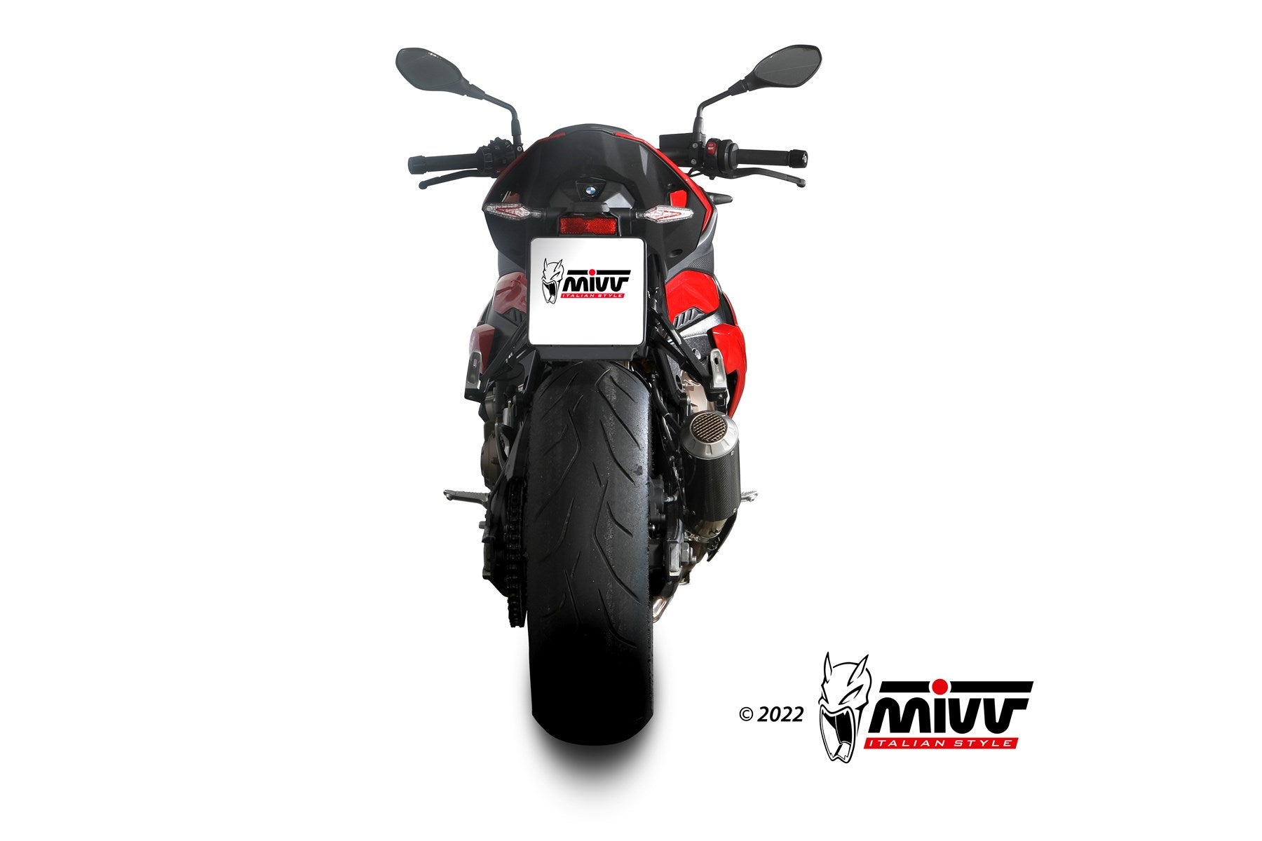 TERMINALE DI SCARICO IN CARBONIO MIVV MK3 BMW S 1000 R 2021 - 2024