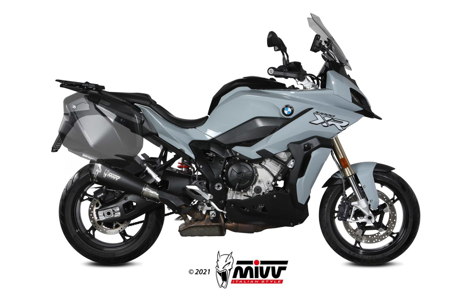 TERMINALE DI SCARICO IN ACCIAIO INOX NERO MIVV DELTA RACE BMW S1000 XR 2020-2024