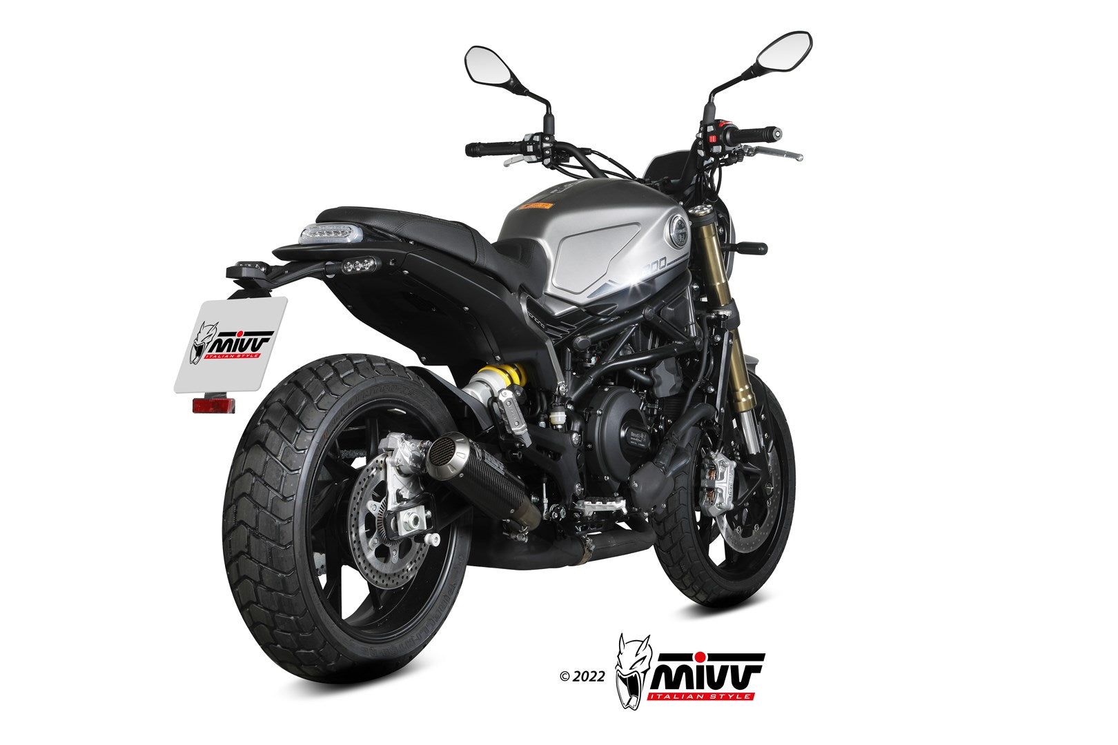 TERMINALE DI SCARICO IN CARBONIO RACING MIVV MK3 BENELLI LEONCINO 800 2022 -2024
