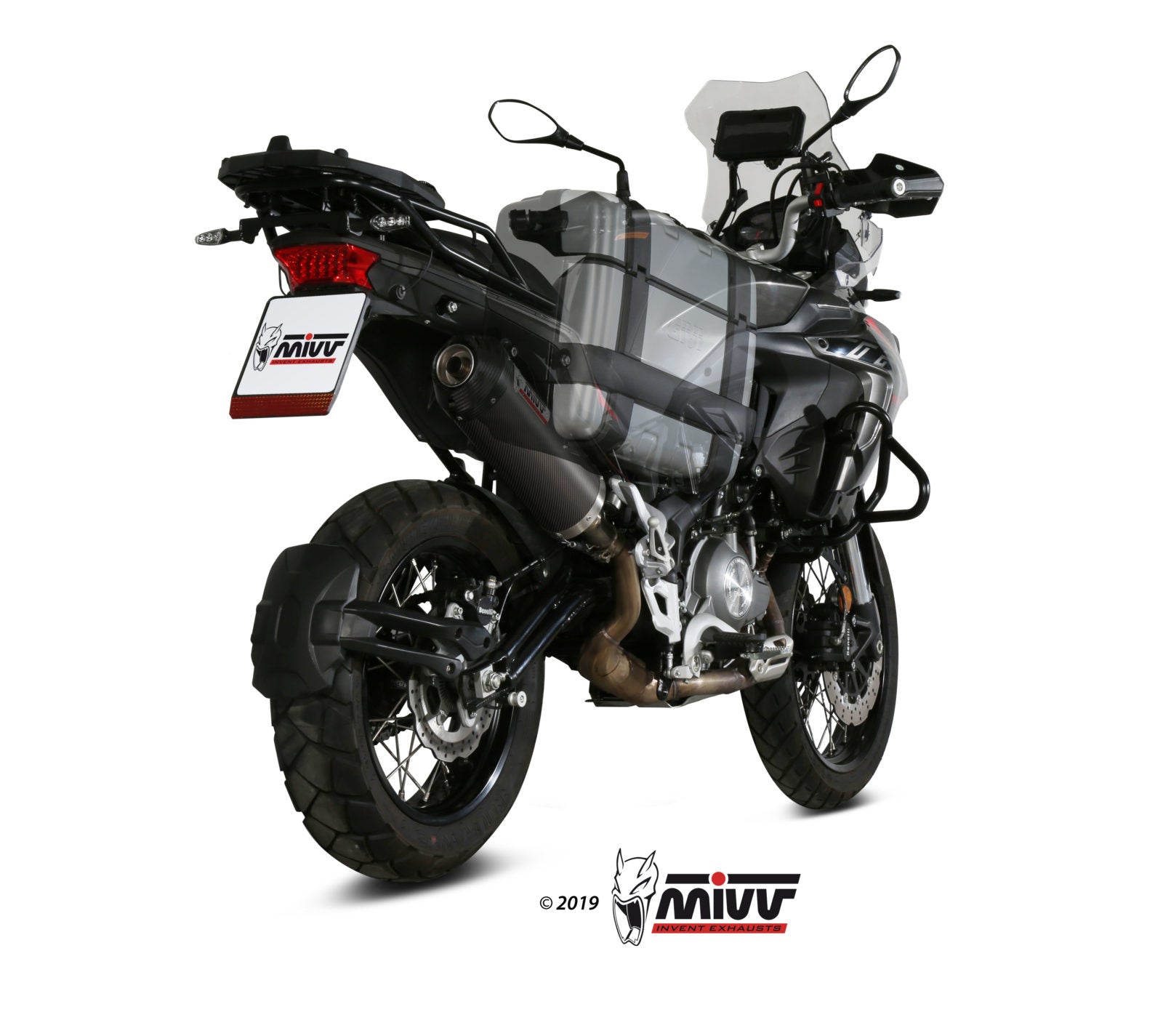 TERMINALE DI SCARICO IN CARBONIO MIVV OVAL BENELLI TRK 502 X 2018 - 2024