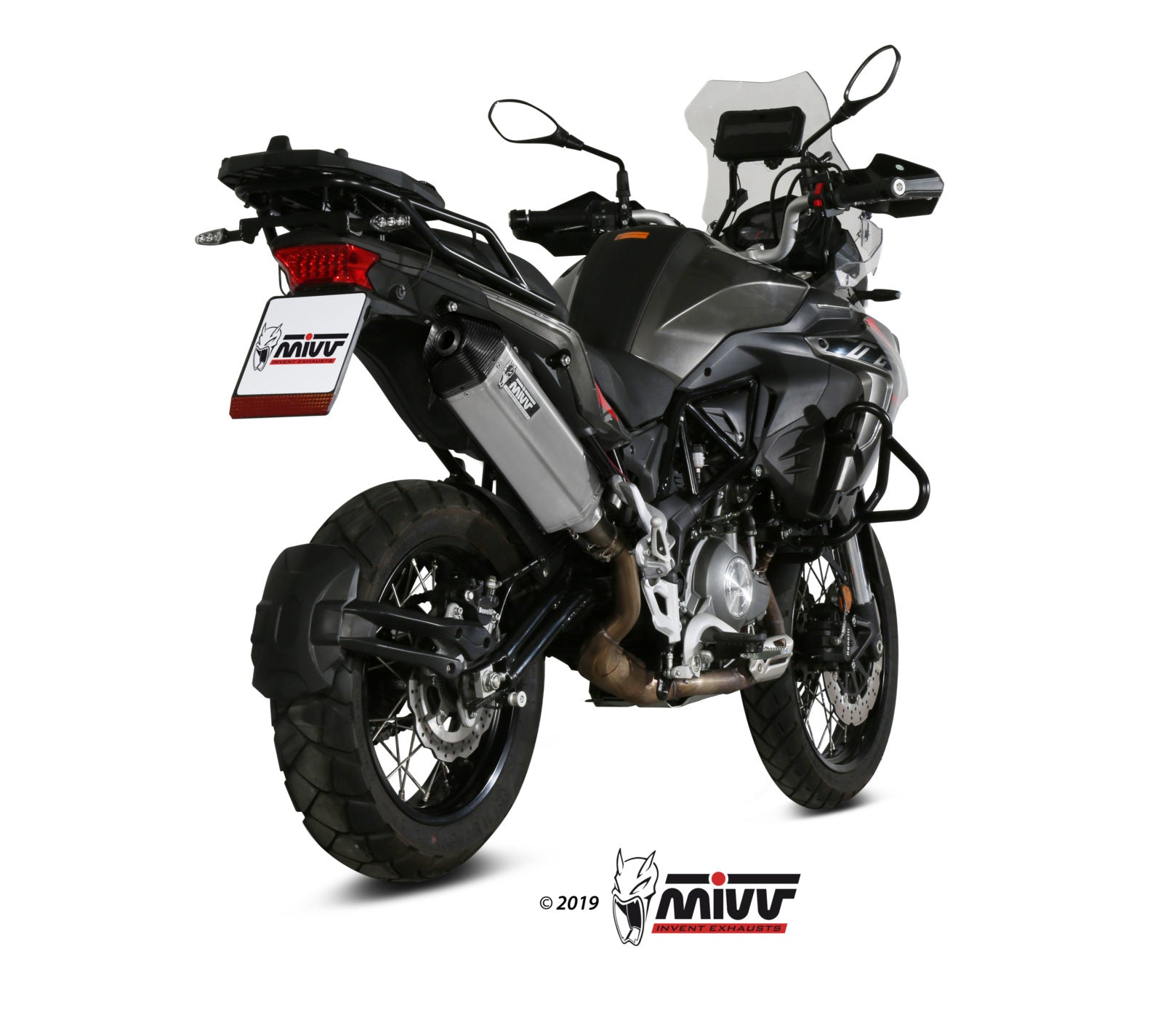 TERMINALE DI SCARICO IN ACCIAIO INOX MIVV SPEED EDGE BENELLI TRK 502 X 2018-2024