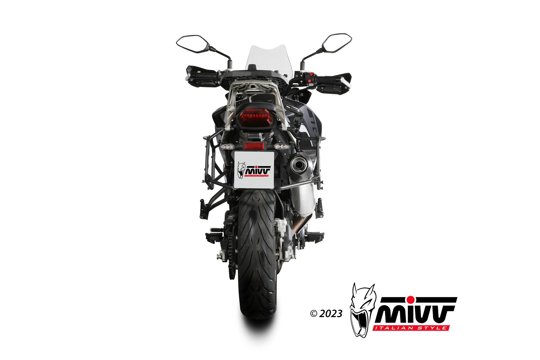 TERMINALE DI SCARICO IN ACCIAIO INOX MIVV OVAL BENELLI TRK 702 / X 2023 - 2024