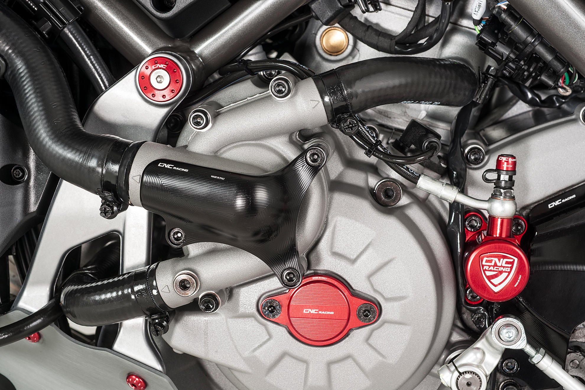 COVER ISPEZIONE FASE STREAKS CNC RACING DUCATI DESERTX 937 2022 - 23