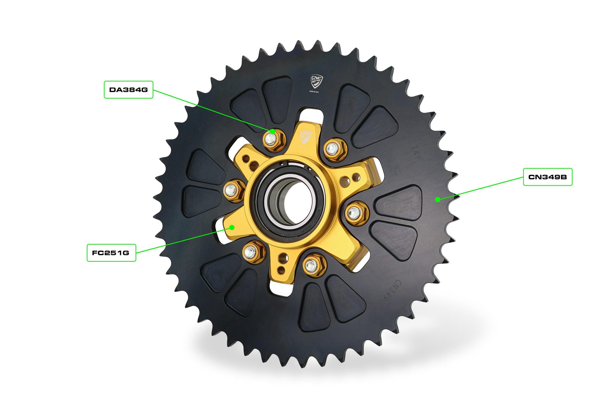 CORONA POSTERIORE Z49 P525 CNC RACING DUCATI DESERTX 937 2022 - 23