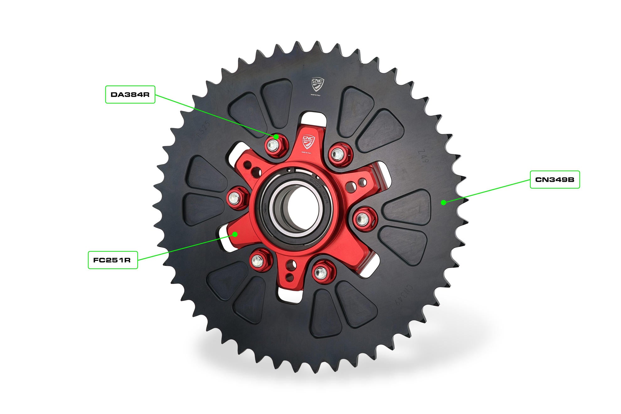 CORONA POSTERIORE Z49 P525 CNC RACING DUCATI DESERTX 937 2022 - 23